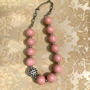 Pink faux Stone necklace